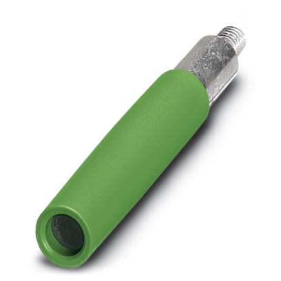 Phoenix Contact Female test connector; Color: Green